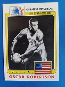 1983 TOPPS GREATEST OLYMPIANS OSCAR ROBERTSON #63 1960 BASKETBALL GOLD MEDAL