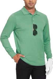 🙂 Langarm Golf Poloshirt Freizeit Sport Performance Kleid Arbeit 🙂 - Bild 1 von 7