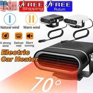 12V 120W Car Heater Portable Electric Heating Fan Defogger Defroster Demister - Picture 1 of 18