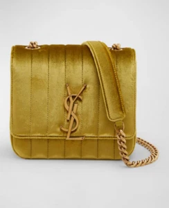 Saint Laurent Small Vicky Velvet Crossbody AUTHENTIC Bag Include Dust Bag - Picture 1 of 4