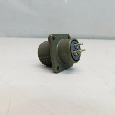 Conn Cylindrical Circular MS3102R16-10s Box Mount 3 Terminal 1 Port - Image 1 of 4