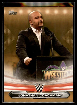 2019 Topps WWE Raw Wrestling BRONZE Parallel #36 Jonathan Coachman - Image 1 of 2