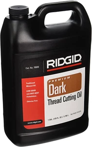 Ridgid 70830 Dark Thread Cutting Oil, 1 Gallon of Dark Pipe Threading Oil - Picture 1 of 3