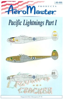AEROMASTER 48-499 - PACIFIC LIGHTNINGS Pt.1 - 1/48 DECAL - Immagine 1 di 3