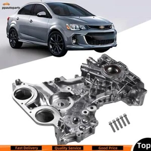 Engine Timing Chain Oil Pump Cover For Chevrolet Cruze 4 Cyl 1.4L 2011 2012-2016 - Picture 1 of 8