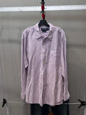 Ralph Lauren Lavanda Seda Lino CAMISA MANGA LARGA XL 17,5 x 35/36  Foto 1 de 4