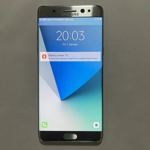 Original Used Phone For Samsung Galaxy SM-N930F 64GB Unlocked Silver - Picture 1 of 17