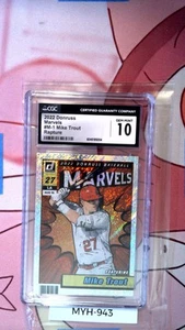 MIKE TROUT 2022 DONRUSS #M1 MARVELS RAPTURE CGC 10 - Picture 1 of 2