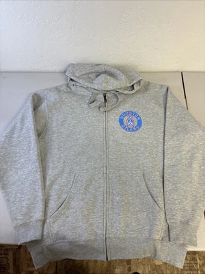 Houston Oilers Comida Chatarra Sudadera con Capucha Hombre XL Retro Gris Capucha Cremallera Completa NFL Foto 1 de 4
