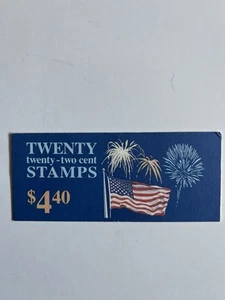 US Scott 2276a ~ Booklet BK 156 ~ VF, NH ~ Pane of 20 22c stamps ~ Nov 30, 1987 - Picture 1 of 5
