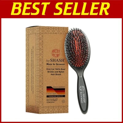 Cepillo de cerdas de nailon para cabello grueso - Hecho a mano en Foto 1 de 4