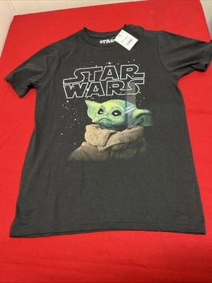 Star Wars Black T Shirt Lucasfilms Youth L Yoda  NWT - Image 1 of 4