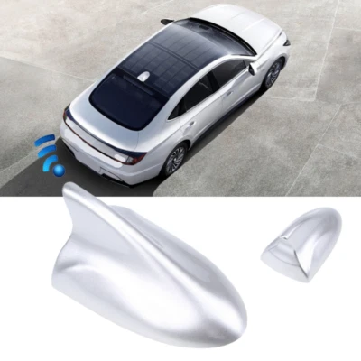 Antena de techo estilo aleta de tiburón antena señal de radio FM/AM decoración moldura de coche universal Foto 1 de 4