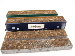 Precision OO Gauge DAPOL MJA BOX 4 X SOIL SPOIL LOADS Freightliner GBRF - Picture 1 of 5