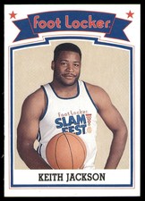 1989-90 Foot Locker Slam Fest (A) Keith Jackson #2 Near Mint