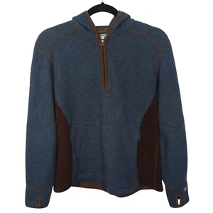Kuhl Womens Alfpaca Hoodie Size M Fleece Long Sleeve 1/4 Zip Hiking Outdoor - Picture 1 of 8