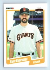 1990 Fleer Steve Bedrosian San Francisco Giants #50