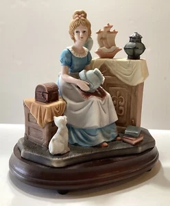 Norman Rockwells Dreams In The Antique Shop Music Box 1982 Arnart Imports China - Picture 1 of 9