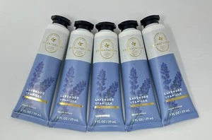 5 BATH & BODY WORKS AROMATHERAPY LAVENDER VANILLA HAND CREAM LOTION 1 OZ TRAVEL - Picture 1 of 6