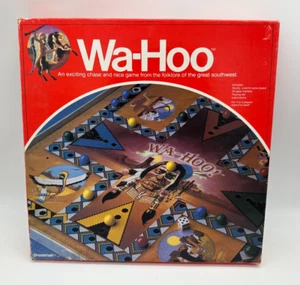 VTG Pressman 1986 Wa-Hoo Board Game Chase And Race Native American COMPLETE - Picture 1 of 12