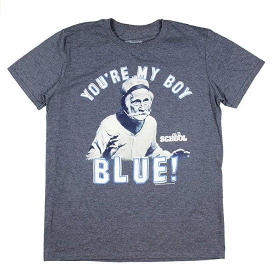 Old School Movie YOUR'RE MY BOY BLUE T-Shirt Heather Navy NEW Official - Image 1 of 1