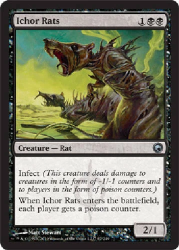 ICHOR RATS Scars of Mirrodin MTG Magic the Gathering Cards DJMagic - Image 1 of 1