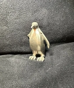 Massiver Zinnpinguin Figur 1 3/4" **Ein Flügel fehlt** - Bild 1 von 2