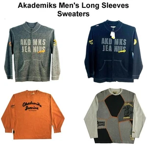 Suéteres de manga larga vintage surtidos Akademiks para hombre tallas limitadas  - Imagen 1 de 16
