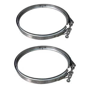 new DPF Exhaust Clamp Fits Cummins Engines OE # 2871862 V-Band 12" 674-7001 - Imagen 1 de 5