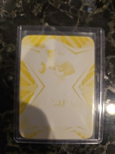 Bijan Robinson Butterfly Yellow 2022 Leaf Exotic Printing Plate 1/1 BA-BR1