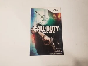 Solo manual - Call Of Duty Black Ops (Nintendo WII) - Imagen 1 de 1