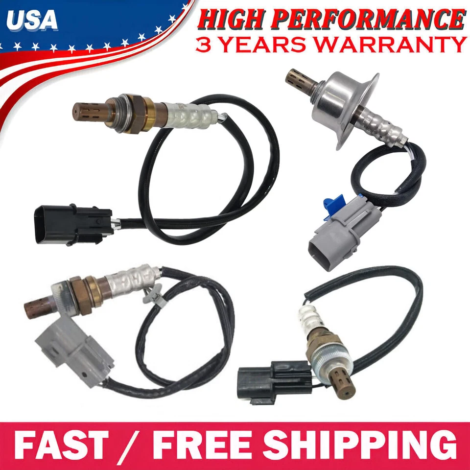 Sensor de oxígeno 4 piezas para Hyundai Santa Fe 2007-2009 Kia Rondo 2007-12 2,7 L V6 Foto 1 de 4