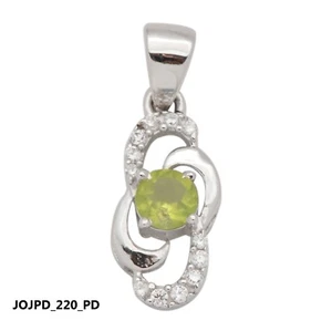 925 Sterling Silver Garnet Amethyst Peridot Topaz Locket Pendant Jewelry - Picture 1 of 10