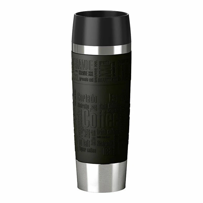 EMSA Travel Mug Grande 500ml Isolierbecher - Schwarz