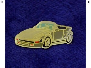Porsche 911 Slant Nose Cabrio Lapel Pin Accessory Crest Stuttgart Carrera