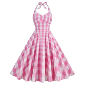 Adult Womens Ladies Barbie Cosplay Costume Vintage Dress Book Week Party Clothes - Picture 1 of 10