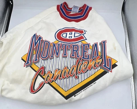 Vintage 80s 90s Montreal Canadiens Sweater NHL Hockey Mens Size Large Cover