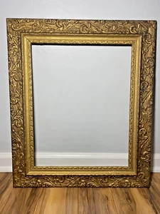 Vintage Wood Picture Frame 22 3/4" x 26 3/4"   fits 16 x 20 - Picture 1 of 20