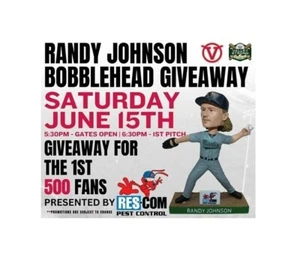 Randy Johnson 2024 Visalia Rawhide Bobblehead SGA Arizona Diamondbacks - Picture 1 of 2