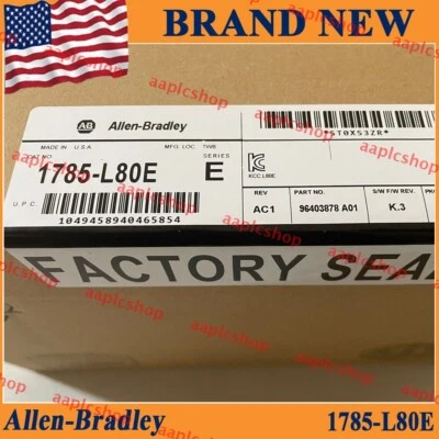 New NEW PLC 1785-L80E /E PLC-5/80E EtherNet Controller 100K Word F/W J - Image 1 of 4