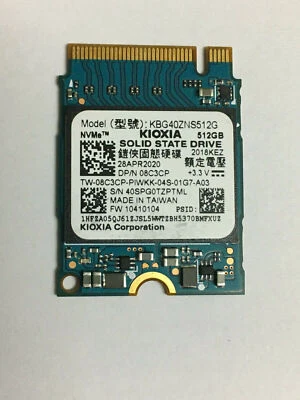 UNIDAD DE ESTADO PARA PORTÁTIL TOSHIBA KIOXIA 256GB 512GB 1TB SSD M.2 2230 PCIe NVMe Foto 1 de 4