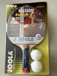 Joola Rosskopf Smash Tischtennisschläger Tischtennis Paddel + 2 Bälle Neu ungeöffnet - Bild 1 von 7