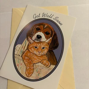 ¡Tarjeta de felicitación Get Well Soon para alegrar tu día! Mensaje de amistad IFAW - Imagen 1 de 3