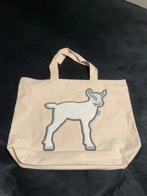 NUEVO XL Edición Limitada Beekman 1802 Bolso de Lino de Cabra Foto 1 de 3