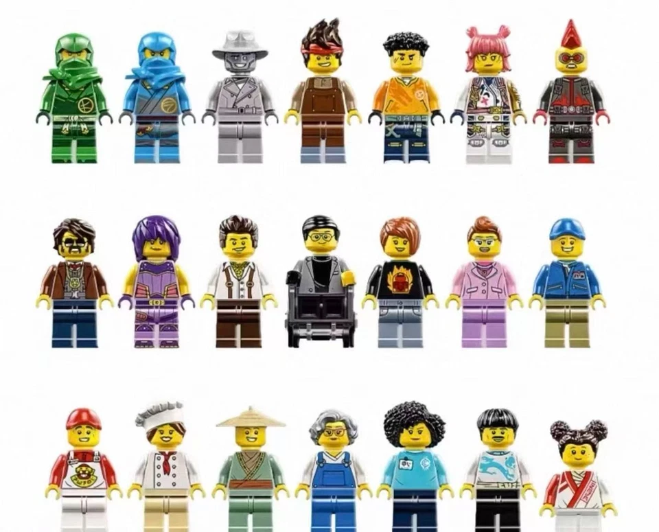 LEGO 71799 Ninjago City Markets — полный набор минифигурок (21 персонаж) — совершенно новые - Изображение 1 из 1