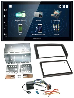 Kenwood 2DIN Bluetooth MP3 USB DAB Autoradio für Skoda Fabia 6Y Facelift 2004-20 - Bild 1 von 4