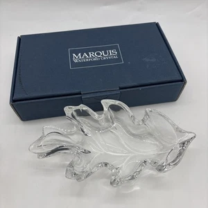 Waterford Marquis Kristall Eichenblatt Süßigkeiten Nuss Schmuck Schale Tablett 7 1/2" - Bild 1 von 5