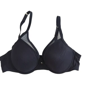 ThirdLove Bra 40B Black 24/7 Classic Contour Plunge Padded Underwire Mesh - Picture 1 of 6