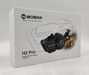Kit de intercomunicador casco auriculares Moman H2 Pro 1 ciclista - negro - Imagen 1 de 1