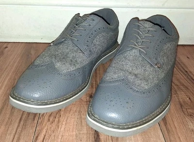 Zapatos de golf G/Fore Gfore Gallivanter punta de ala larga gris Oxford para hombre 12 Foto 1 de 4